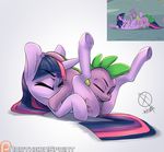  anus duo equine female friendship_is_magic hair mammal my_little_pony northernsprint pussy spike_(mlp) twilight_sparkle_(mlp) 