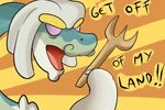  anonymous_artist dragon drampa english_text humor nintendo pok&eacute;mon text video_games 