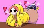  &lt;3 big_butt blush bob-omb breasts butt clothing cum cum_on_butt facial_hair female fenix31_(artist) hair humanoid mario_bros mask mother mustache nintendo nipple_bulge not_furry orange_hair parent ponytail sex shygirl shyguy shylar simple_background smile sweat video_games 