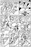  2016 anthro anus balls big_balls big_breasts breasts butt comic dragon english_text equine erection female gustav_(here_there_be_dragons) hair here_there_be_dragons horse interspecies karno male male/female mammal monochrome nude open_mouth penetration penis pussy pussy_juice scalie sex text tongue vaginal vaginal_penetration wings zashy 
