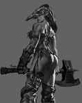  2016 axe bayard_wu butt female humanoid melee_weapon orc weapon 