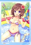  bikini cameltoe cleavage gun mori_airi swimsuits underboob wet 