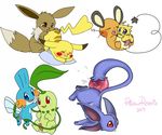  ambiguous_gender anal anal_penetration anus balls carbuncle chikorita dedenne eevee female joltik licking male male/female masturbation mudkip nintendo penetration penis pikachu pillow pok&eacute;mon pussy ribbonreverie ruby_carbuncle simple_background size_difference tongue tongue_out upside_down vaginal vaginal_penetration video_games vines white_background yu-gi-oh 