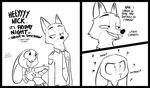  4chan ? canine carnivore comic disney english_text female fox judy_hopps lagomorph male mammal nick_wilde rabbit shitpost simple_background text trash unknown_artist zootopia 