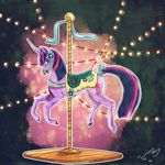  bridle carousel equine feral horse invalid_tag lights mammal my_little_pony pony saddle sparkle twilight 