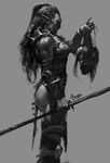  2016 bayard_wu decapitation female human humanoid mammal melee_weapon orc polearm severed_head solo spear weapon 