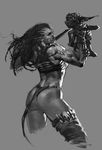  2016 bayard_wu butt female goblin humanoid melee_weapon orc solo sword weapon 