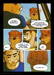  anthro canine car chris_(meesh) clothed clothing comic cougar detailed_background dialogue digital_media_(artwork) dog duo english_text eyewear feline fully_clothed fur glasses john_(meesh) little_buddy male mammal meesh muscular smile speech_bubble standing tagme text vehicle 
