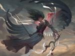  angel armor clint_cearley female magic_the_gathering melee_weapon mutation sword tentacles weapon wings 