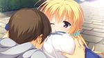  breast_grab game_cg kobuichi lena_liechtenauer senren_banka yuzu-soft 