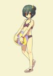  1boy bikini crossdressing high_speed! kirishima_ikuya male_focus memeo_(candy_house) swimsuit trap 