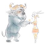  antelope chief_bogo disney en_(artist) female fur gazelle gazelle_(zootopia) male mammal zootopia 