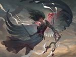  angel armor clint_cearley female humanoid magic_the_gathering melee_weapon mutation solo sword tentacles weapon wings 