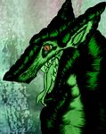  dragon htess hybrid male reptile scales scalie sergal simple_background smile solo 