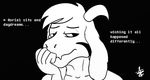  adult asriel_dreemurr asriel_hyperdeath_adult caprine god_of_hyperdeath monochrome solo tagme undertale 