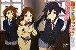  animal_ears hirasawa_yui horiguchi_yukiko k-on! megane nakano_azusa nekomimi seifuku yamanaka_sawako 