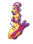  2016 alpha_channel anthro anthrofied areola balls blue_skin breasts bruxish dickgirl erection fin fish green_nipples half-closed_eyes intersex looking_at_viewer marine multicolored_skin nintendo nipples nude penis pink_skin pok&eacute;mon pok&eacute;morph purple_eyes purple_skin sharp_teeth simple_background smile solo teeth transparent_background video_games yellow_skin yoshimister_(artist) 