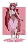  2016 anthro bat_pony bat_wings bikini breasts brown_hair cleavage clothed clothing cutie_mark eyewear fan_character fangs female flower glasses hair membranous_wings my_little_pony mykegreywolf peace_sign_(disambiguation) plant red_eyes scarelt_quill_(oc) slit_pupils solo swimsuit v_sign wings 