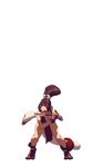  animated animated_gif bare_legs bouncing_breasts breasts brown_hair cleavage high_ponytail japanese_clothes jumping king_of_fighters king_of_fighters_xiii large_breasts long_hair ninja no_bra pelvic_curtain pixel_art ponytail revealing_clothes shiranui_mai sideboob tabi 