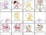  animatronic anthro avian bear beauty_mark bedroom_eyes big_breasts bird bonnie_(fnaf) book bow breasts burlesque candle canine chica_(fnaf) chicken cleavage clothed clothing collar conjoined crossdressing crossed_arms cupcake cupcake_(fnaf) dialogue ear_piercing embarrassed english_text featureless_breasts female five_nights_at_freddy&#039;s five_nights_at_freddy&#039;s_2 food fox foxy_(fnaf) freddy_(fnaf) golden_freddy_(fnaf) half-closed_eyes hat human lagomorph machine male mammal mangle_(fnaf) one_eye_closed phone phone_guy_(fnaf) piercing rabbit robot seductive snaxattacks sparkles spring_bonnie_(fnaf) sweat text tongue tongue_out toy_freddy_(fnaf) video_games 