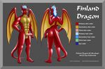 anthro dragon erection jay_malamute looking_at_viewer male model_sheet nude smile solo wings 