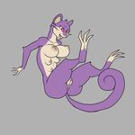  2016 anthro anthrofied anus areola big_breasts breasts brown_fur brown_nipples buckteeth butt clitoris female fur grey_background hi_res legs_up lurkingtyger mammal multi_breast nintendo nipples nude pok&eacute;mon pok&eacute;morph purple_fur pussy rattata red_eyes rodent simple_background smile solo teeth tongue video_games whiskers 