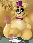  animictronic cum fronnie invalid_tag male male/male penis plushtrap speach_bubble 