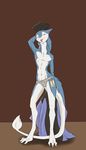  anthro aspeel clothing cute fluffy fur looking_pleasured male nude sergal underwear 