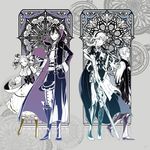  2boys 2girls amatari_sukuzakki arms_behind_back black_gloves fire_emblem fire_emblem:_kakusei fire_emblem_if gloves hand_on_hip highres holding holding_weapon hooded jewelry joker_(fire_emblem_if) liz_(fire_emblem) long_hair looking_at_viewer multiple_boys multiple_girls my_unit_(fire_emblem:_kakusei) my_unit_(fire_emblem_if) open_mouth pointy_ears ponytail profile ring smile sword twintails weapon 