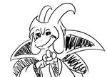  animated asriel_dreemurr boss_monster caprine clothing frickanon goat horn implying mammal simple_background suggestive tagme undertale video_games white_background 