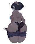  big_breasts big_butt breasts butt canine clothing female huge_butt kanel kemono mammal panties solo underwear 