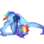  2016 anthro areola balls big_breasts blush breasts female friendship_is_magic fur hair humanoid looking_at_viewer mammal my_little_pony nipples nude penis rainbow_dash_(mlp) smile solo 