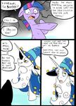  clothing dialogue duo english_text equine female friendship_is_magic fur hair horn mammal metal_(artist) my_little_pony speech_bubble starswirl_the_bearded_(mlp) text twilight_sparkle_(mlp) unicorn 