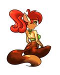  elora faun female green_eyes hair orange_hair ponytail solo spyro_the_dragon video_games 