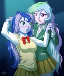  2girls celestia_(my_little_pony) luna_(my_little_pony) multiple_girls my_little_pony my_little_pony_equestria_girls my_little_pony_friendship_is_magic personification rosario+vampire tagme uotapo vampire 