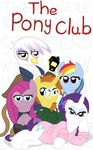  avian beak blue_eyes blue_feathers brown_feathers clothed clothing cutie_mark earth_pony equine eyewear feathered_wings feathers female feral fingerless_gloves friendship_is_magic fur gilda_(mlp) glasses gloves gryphon hair horn horse male mammal multicolored_hair my_little_pony pegasus pink_hair pinkamena_(mlp) pinkie_pie_(mlp) pony purple_hair rainbow_dash_(mlp) rainbow_hair rarity_(mlp) sunburst_(mlp) sweater text unicorn wings 