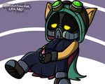  2016 animal_genitalia anthro clothed clothing digital_media_(artwork) erection fur league_of_legends male mammal penis pokefound simple_background solo teemo video_games yordle 