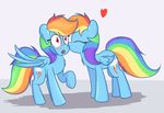  &lt;3 blush cute equine eyes_closed feral friendship_is_magic hair kissing mammal mr-degration multicolored_hair my_little_pony open_mouth pegasus rainbow_dash_(mlp) simple_background teeth wide_eyed wings 