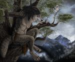  anthro canine detailed_background fur male mammal sidonie solo tagme wolf 