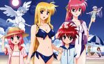  caro_ru_luche emio_mondael mahou_shoujo_lyrical_nanoha_strikers reinforce_zwei shamal signum yagami_hayate 