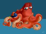  blue_tang cephalopod disney dory finding_dory fish hank_(finding_dory) marine namarick octopus red_skin septopus tagme tentacles 