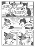  animal_genitalia animal_penis bucketz canine canine_penis clothed clothing comic dan_(character) dialogue english_text erection fox fur hair hi_res lagomorph male male/male mammal nude open_mouth oral penetration penis scarredbeast sex smile speech_bubble teeth text werefox 