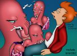  alien breasts cleavage clothed clothing cum cum_in_mouth cum_inside cum_on_face edna_(futurama) eyelashes female futurama hair human interspecies lingerie male male/female mammal open_mouth oral orange_hair penis philip_j._fry raylude sex tongue 