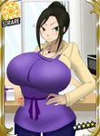 gigantic_breasts idolmaster_cinderella_girls mukai_takumi muscle tak111 trading_card_game 