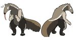  2016 aliasing anteater anthro digital_media_(artwork) fur looking_at_viewer male mammal model_sheet nude simple_background solo tongue tongue_out trout_(artist) 
