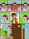  age_regression aircraft anthro canine clothed clothing comic cub detailed_background dialogue diaper digital_media_(artwork) dog english_text female green_eyes group hair husky kammypup_(artist) lionel_(artist) mammal red_hair runt_(artist) smile speech_bubble text young 