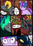  blind_eye cutie_mark dialogue duo english_text equine friendship_is_magic fur hair horn mammal metal_(artist) my_little_pony speech_bubble starfuries text twilight_sparkle_(mlp) unicorn 