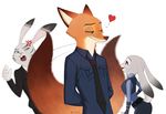  angry anthro canine disney female fox fur group jack_savage jinial judy_hopps lagomorph male mammal nick_wilde rabbit zootopia 