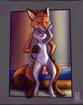  animal_genitalia animal_penis anthro balls bed bedroom blush breasts canine canine_penis claws clitoral_hood clitoris cum cum_inside digital_media_(artwork) disney duo erection female flat_chested fox from_behind_position interspecies judy_hopps knot knotting lagomorph male male/female mammal nick_wilde nipples on_bed penetration penis pussy rabbit sex smile spread_legs spread_pussy spreading vaginal vaginal_penetration zombieme zootopia 