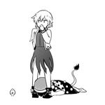  artist_self-insert between_legs boots doremy_sweet greyscale hand_on_own_face hat holding_legs jacket kishin_sagume looking_at_another lying monochrome multiple_girls nightcap pom_pom_(clothes) shikushiku_(amamori_weekly) short_hair simple_background socks tail tapir_tail touhou water_drop white_background wings 